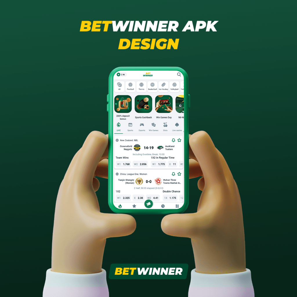 Design do App Betwinner APK